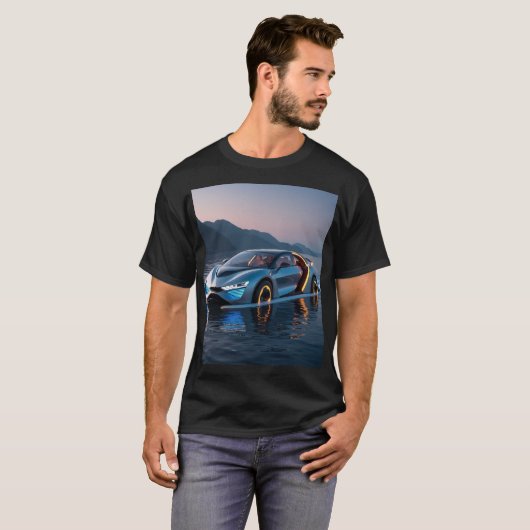 T-shirt Futuristic Car (Devant entier)