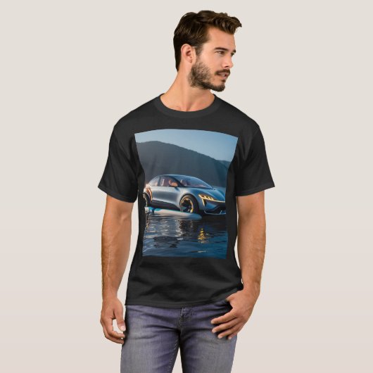 T-shirt Futuristic Car (Devant entier)