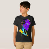 T-shirt Futuristic Graphic Design Robot 1 (Devant entier)