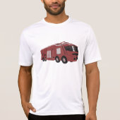 T-shirt Futuristic Red Sci-Fi Command Vehicle (Devant)