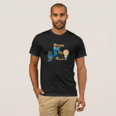 T-shirt Futuristic Robot "Dream Big 2026" Tech Bella+Canva (Devant entier)