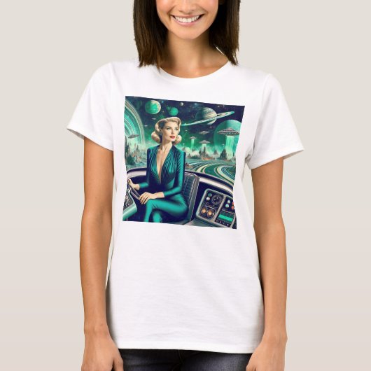T-shirt Futuristic Transportation (Devant)