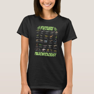 T-shirt Futurs Paléontologistes Garçons Filles Dinosaur Pa