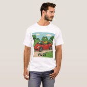 T-shirt FUZI - Roadtrip King | Grenouille cool dans une co (Devant entier)