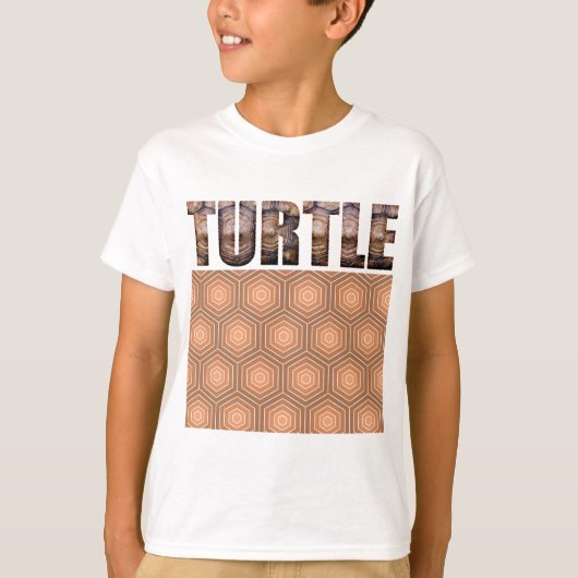 T-shirt Fuzzy Express® Turtle Poster de animal (Devant)