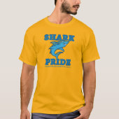 T-shirt FVES Shark Pride, Or (Devant)