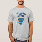 T-shirt FVHS « Time to Shine » (gris) (Devant)