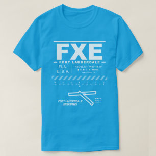 T-shirt FXE de l'aéroport exécutif de Fort Lauderd