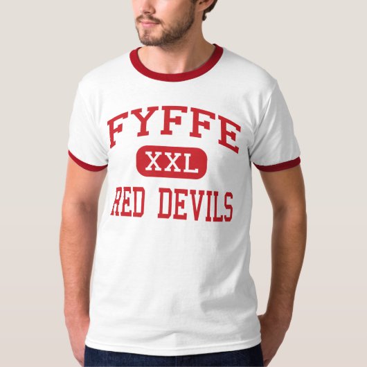T-shirt Fyffe - diables rouges - lycée - Fyffe Alabama (Devant)