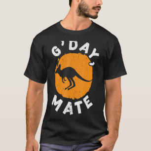 T-shirt G' Day Mate Kangaroo Australie Australienne Austra