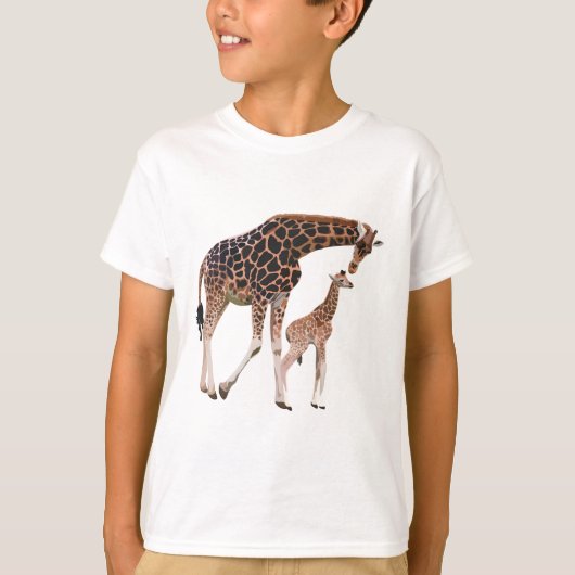 T-shirt G est pour Giraffe (Devant)