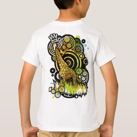 T-shirt G est pour Giraffe (Dos)