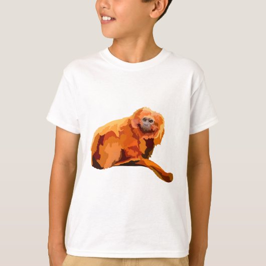 T-shirt G est pour Golden Lion Tamarin (Devant)