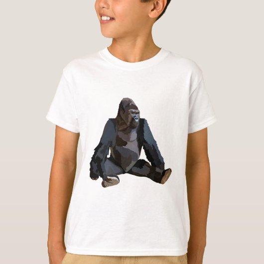 T-shirt G est pour Gorilla (Devant)