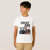 T-shirt G est pour Great Ape Keeper (Devant entier)