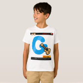 T-shirt G est pour la guitare (Devant entier)