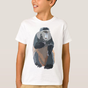 T-shirt G est pour le singe d'or