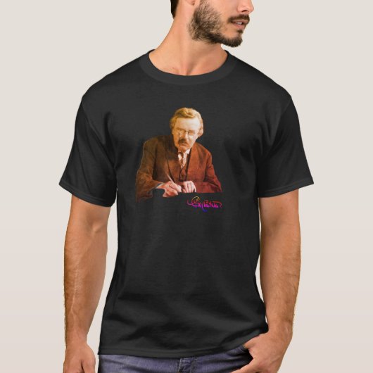 T-shirt G. K. Chesterton at Work (Devant)