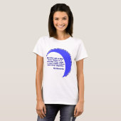 T-shirt G. K. Chesterton Stormy Sea (Devant entier)