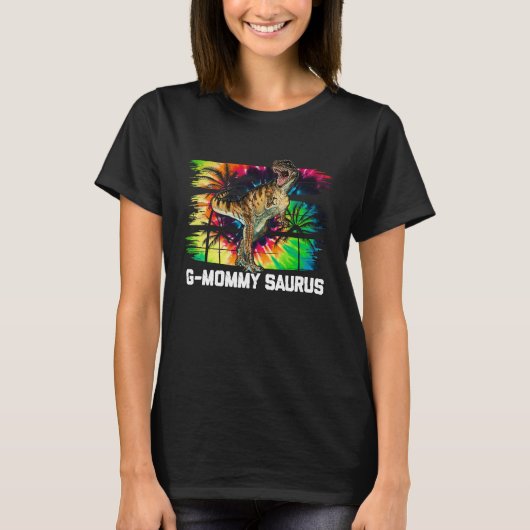 T-shirt G Mommysaurus Dinosaur G Mommy Saurus Matching Tie (Devant)