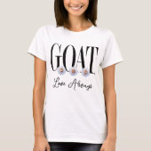 T-shirt "G.O.A.T. MOM" Avec Daisy Art (Devant)
