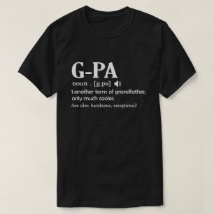 T-shirt G-pa Définition Funny Meaning Cool Grandpa Poison