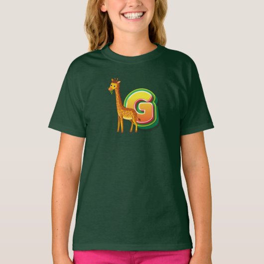 T-shirt G pour Girafe (Devant)