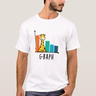 T-shirt G-raph Funny Giraffe Graph Pun