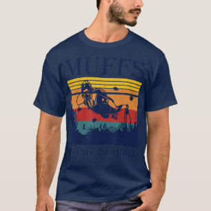 T-shirt g Retro Vintage Muffs Plongée Costume de l'école D