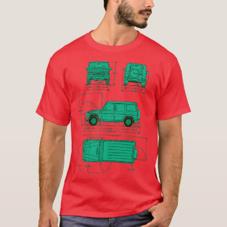 T-shirt G Wagen menthe