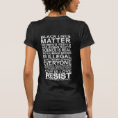 T-shirt Ga1st indivisibles résistent à la pièce en t (Dos)