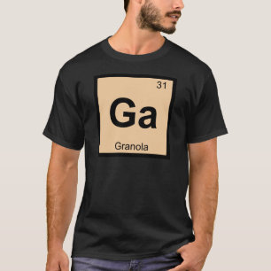 T-shirt GA - Symbole de Tableau périodique de chimie de