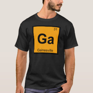 T-shirt GA - Tableau périodique de chimie de Gainesville