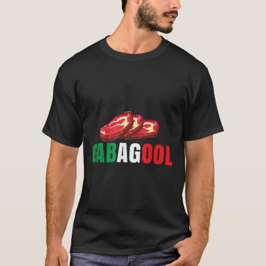 T-shirt Gabagool Cacola Meat New Jersey Italian Pride Gift (Devant)