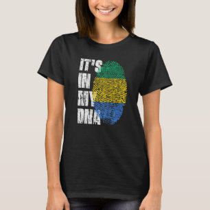 T-shirt Gabon Drapeau Gabonais en Mon Adn