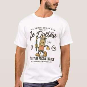 T-shirt Gabon : la seule chose que le docteur écrit