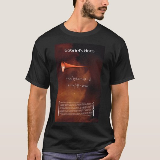 T-shirt Gabriel X27 ; S Horn Art Print (Devant)
