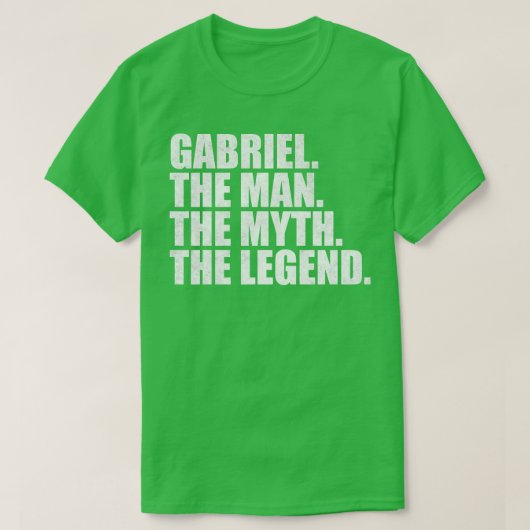 T-shirt GabrielGabriel Nom Gabriel prénom (Design devant)