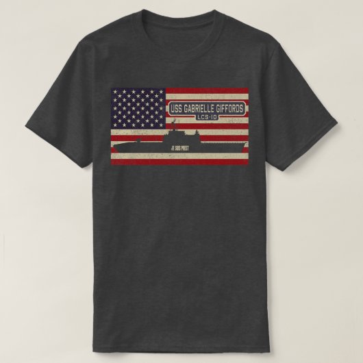 T-shirt Gabrielle Giffords LCS10 Independenceclass Littora (Design devant)