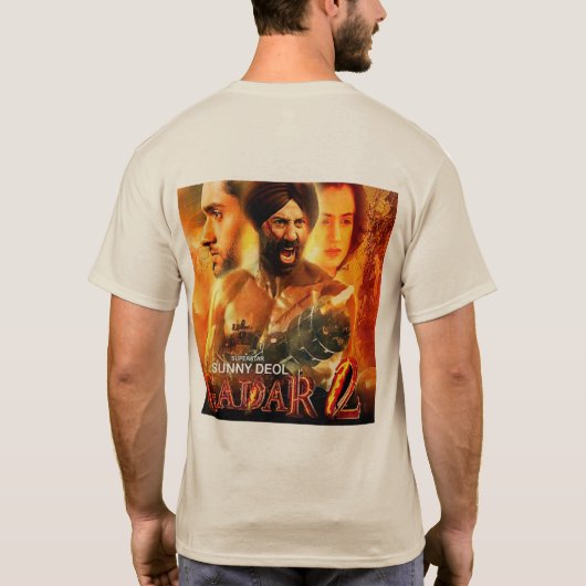 T-shirt gadar.2 design postar style formel (Dos)