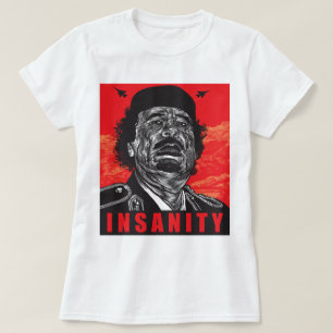 T-shirt Gaddafi - folie