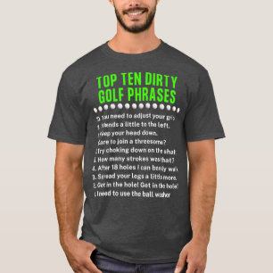 T-shirt Gag Golf Idées Golf Pour Papa Funny Golf Pour Hom