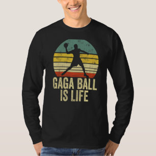 T-shirt Gaga Ball Est Vie Ga Ga Ball Dodgeball Joueur Dodg