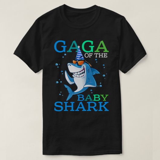 T-shirt GAGA Du Bébé Requin Anniversaire Frère Requin Chir (Design devant)