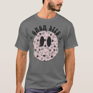 T-shirt Gaga Femme Fantôme Éffrayant visage, Halloween Gag