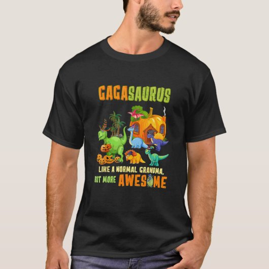 T-shirt Gagasaurus T Rex Dinosaur Gaga Saurus Halloween Co (Devant)