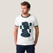 T-shirt Gage noir (Devant entier)