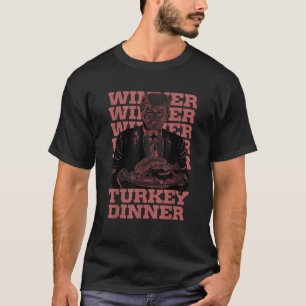 T-shirt Gagnant Dîner Turquie Dîner Drôle Trump Thanksgivi