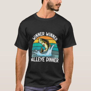 T-shirt Gagnant Gagnant Dîner de doré Pêche amateur Doré