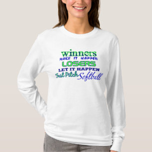 T-shirt Gagnants….Jeûnent le base-ball de lancement